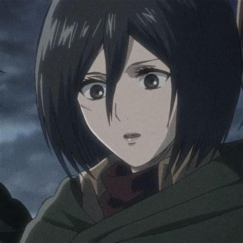 Mikasa Ackerman Icon↰ Aesthetic Anime Anime Mikasa