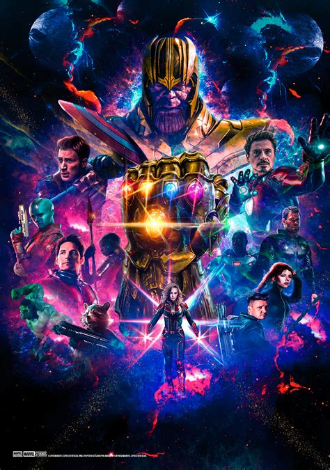 Marvel Spoiler Oficial Avengers 4 Poster Textless Hd 2019