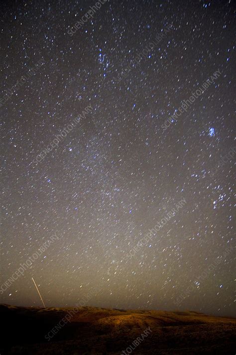 Meteor In Night Sky Stock Image C0173350 Science Photo Library