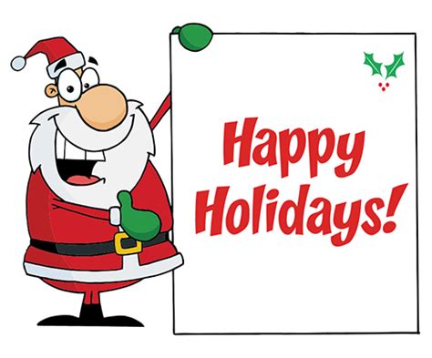Happy Holidays Santa Emoticon Symbols And Emoticons