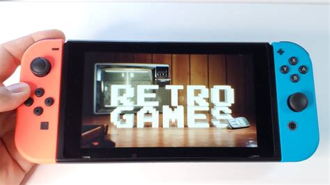 Retro Game Pack Nintendo Switch Handheld Gameplay Youtube