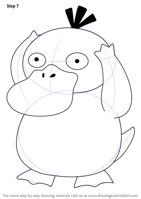 Learn How To Draw Psyduck From Pokemon Pokemon Step By Step Drawing