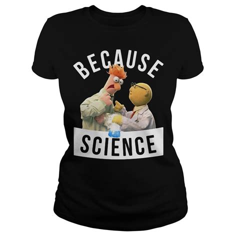 Disney The Muppets Because Science Beaker Doctor Bunsen Shirt Free