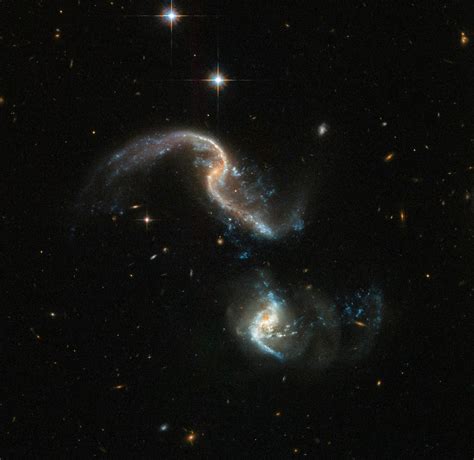Hubble Telescope Captures Spectacular Image Of A Galactic Merger