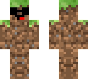 Looking for the best minecraft background? Derp Dirt Skin W/ MLG Glasses | Minecraft Skin