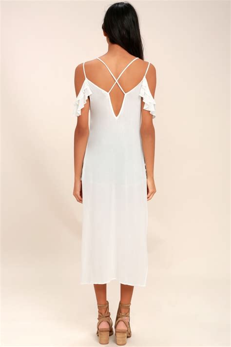 Boho White Dress White Swim Cover Up Crocheted Cover Up