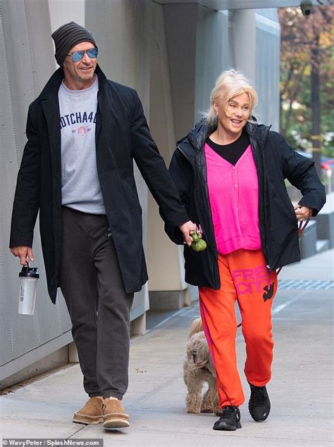 Hugh Jackman 54 And His Wife Of 26 Years Deborra Lee 66 Hold Hands Daily Mail Online