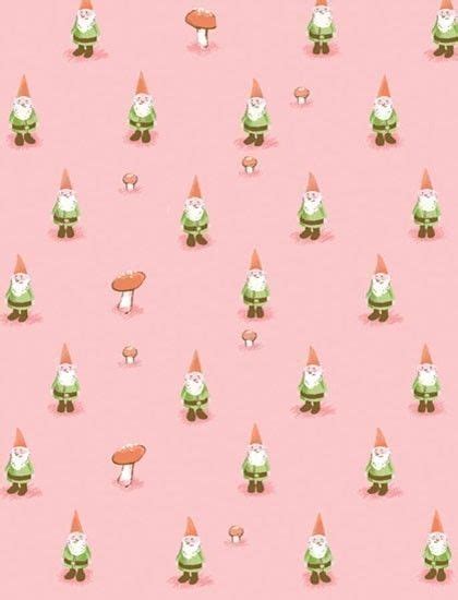 Tons of awesome christmas wallpapers 1920x1080 to download for free. Heather Ross, Munki Munki, GARDEN GNOMES on Pink in ...
