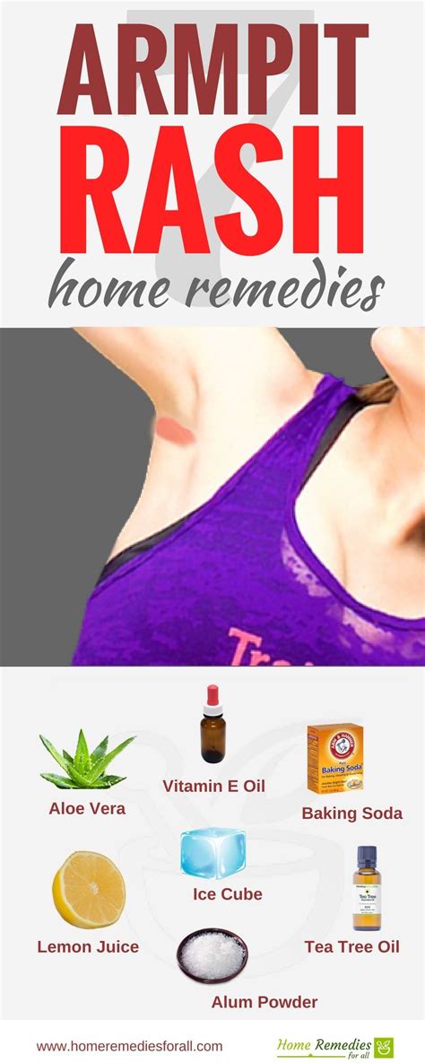 Get Rid Of Armpit Rash With These Simple Yet Very Effective Home Remedies Armpit Rash Skin