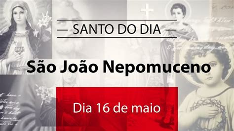 História, factos, top tweets e coisas a fazer. Santo do Dia 16 de maio - São João Nepomuceno - YouTube