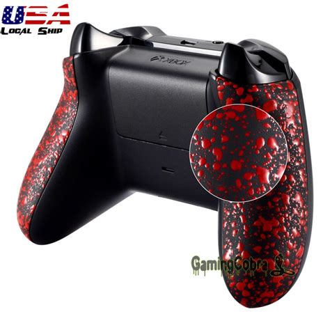 New Red Rubberised Grip Rear Handles Side Rails For Xbox One S One X