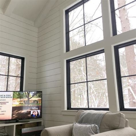 Black Window Frames And Window Trim Are The Perfect Frame For Your View