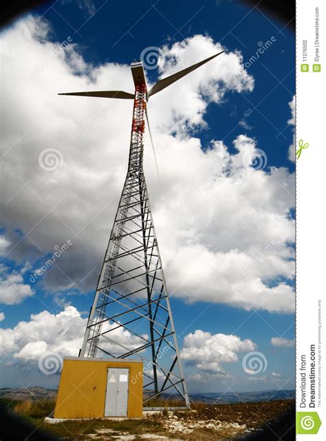 Large Trellis Wind Turbine Stock Photography Image 11276502