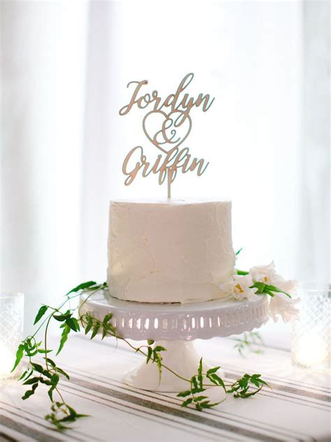 Personalized Bride And Groom Wedding Cake Topper At Rancho