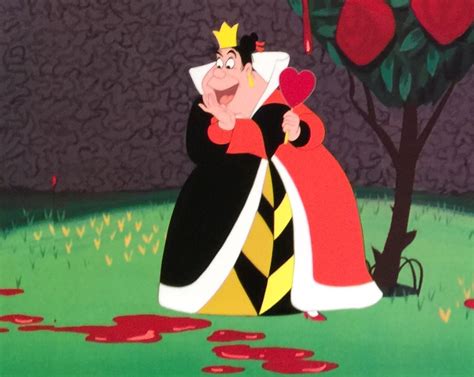 Animation Collection Original Production Cel Of The Queen Of Hearts