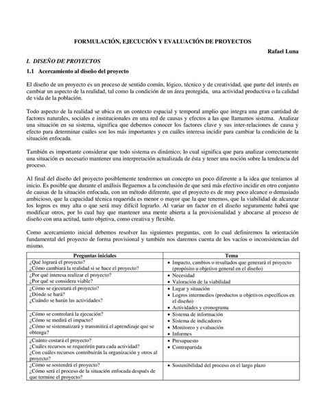 Calaméo Formulación Ejecución Y Evaluación De Proyectos