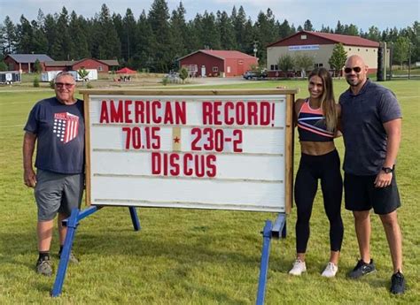 Olympic track and field team in the discus. Coeur d'Alene Press