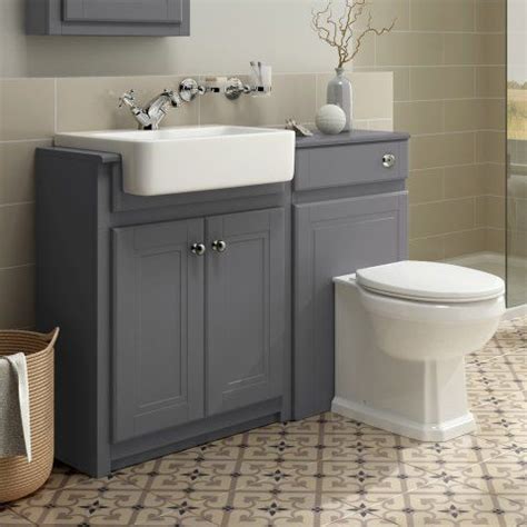 With 40 years of experience our team carefully selects each collection to create the perfect balance of style and performance. 1167mm Cambridge Midnight Grey Combined Vanity Unit ...