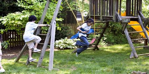 14 Ideas For A Kid Friendly Backyard Play Area Budget Dumpster