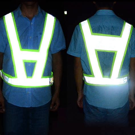 Reflective Safety V Shaped Vest Traffic Safety Clothing High Visibility