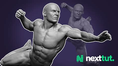 Dynamic Male Anatomy For Artists In Zbrush Course Link Is In The