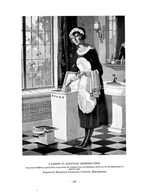 Vintage Maid Domestic Uniforms 1920s French Maid Modern Bath Ad