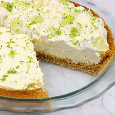 Easy No Bake Cream Cheese Key Lime Pie Recipe How To Cuisine