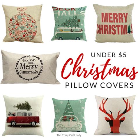We've included a number of burlap. 25 Insanely Affordable Christmas Pillow Covers - The Crazy ...