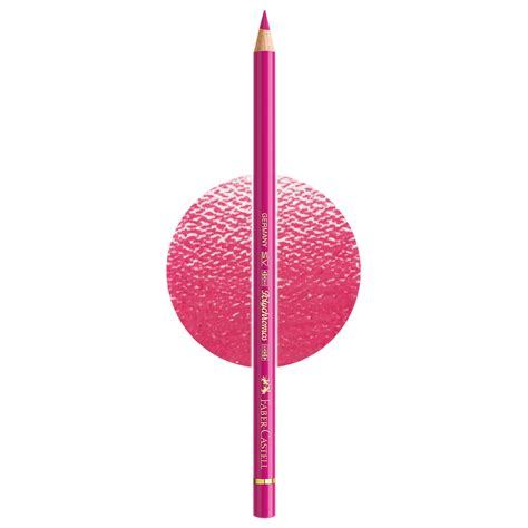 Polychromos Colour Pencil 123 Fuchsia Artandcraftworld