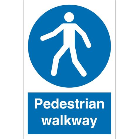 Pedestrian Walkway Signs From Key Signs Uk