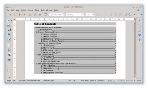 There are folks who create tables of contents manually in other words, here's this document that was created using something other than word, but you now need to add a table of contents in word because if. How To Make Automatic Table of Contents in LibreOffice