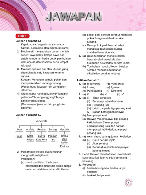 Buku Teks Sains Tingkatan 2 Bab 12 Buku Teks Kssm Bahasa Melayu