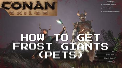 How To Get Frost Giants (Pets) in Conan Exiles - YouTube