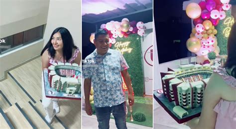 TikTok viral Perú Joven le regala a su novio torta del Estadio Monumental de Universitario de