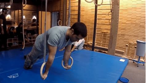 6 Advanced Gymnastic Rings Push Ups For Upper Body Strength Bwta