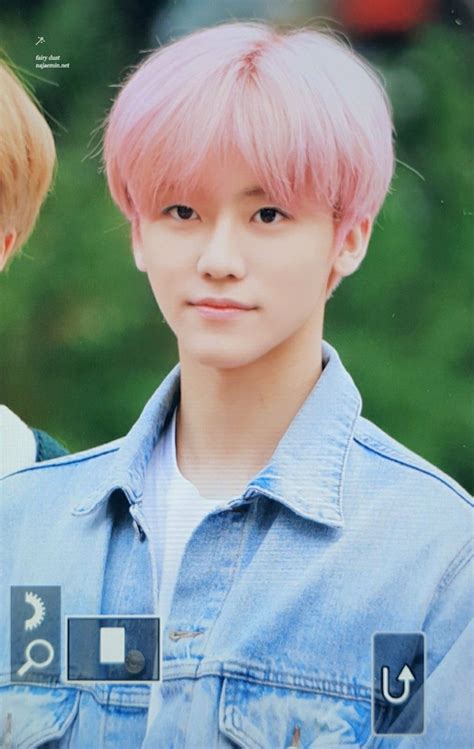Credit to the rightful owner. #NCT #JAEMIN #DREAM #PINK #HAIR #CUTE #SMILE