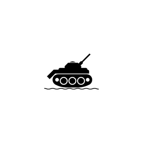 Premium Vector Army Tank Icon