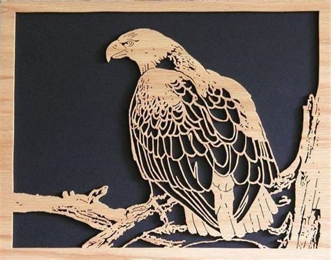 Free Laser Engraving Patterns Eagle Drawing Template Free Vector