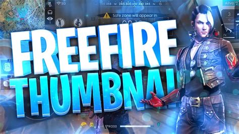 How To Make Free Fire Themed Thumbnail On Android How To Make Free