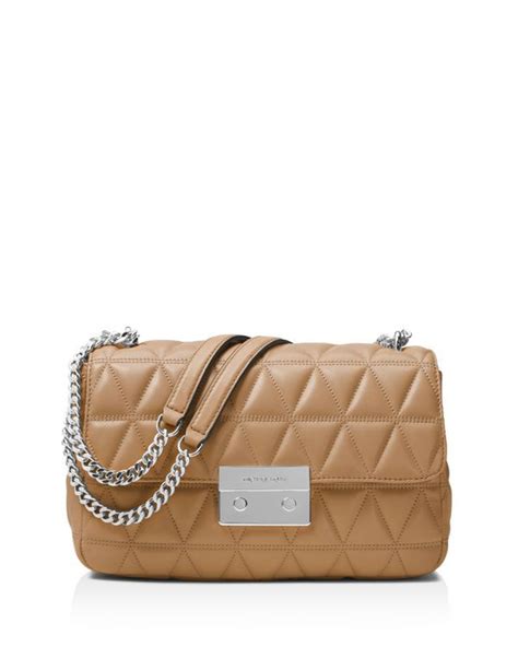 Michael Michael Kors Sloan Chain Large Leather Shoulder Bag Handbags