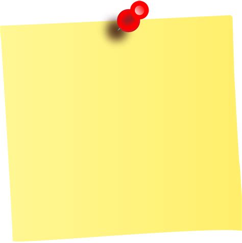 Yellow Sticky Note Png Images Png All