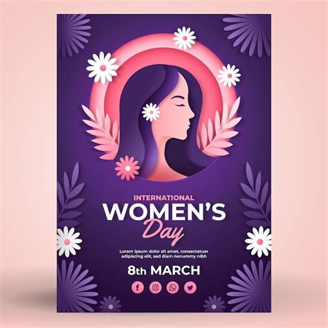 women day poster images free download on freepik
