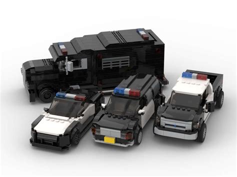 Lego Moc Lego Police Vehicle Pack 8 Stud Speed Champions By