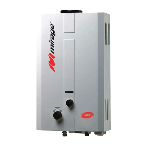 Boiler De Paso Flux Mirage de 6 Litros Por Minuto Gas Natural Mirage