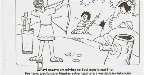 Ministério Água Viva Kids Davi E Jônatas Desenho E Atividade