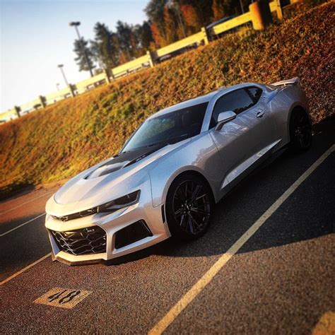 Chevrolet Camaro Zl1 Painted In Silver Ice Metallic Photo Taken By