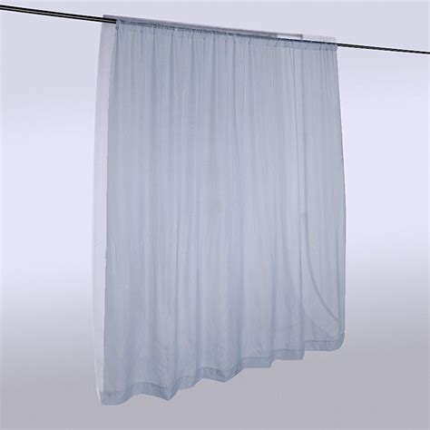Dusty Blue 10 X 10 Ft Voile Backdrop Curtains 2 Panels 5x10 Ft Home