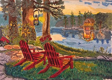 Adirondacks By Scott Dyer Watercolor ~ 8 X 10 Limited Edition Prints