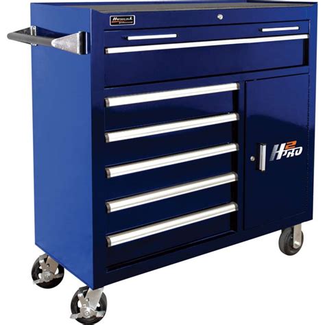 Homak H2pro 41in 6 Drawer Roller Tool Cabinet With 2 Compartment