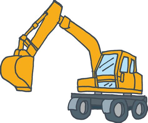 Excavator Construction Clipart Free Download Transparent Png Creazilla